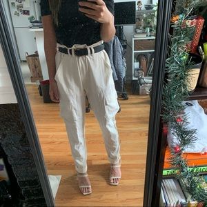 ALC White Silk Pants